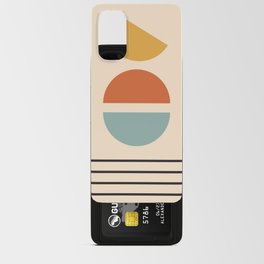 Calm Beach Sunset Minimalist Android Card Case