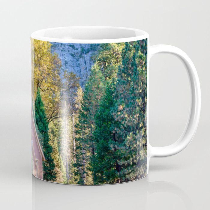 Yosemite Valley Chapel I - National Park, California Coffee Mug