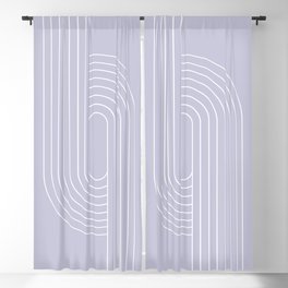 Oval Lines Abstract XVIII Blackout Curtain
