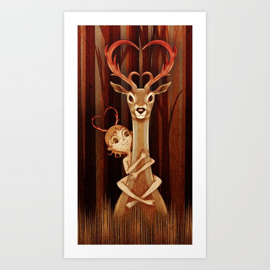 Deer Art Print