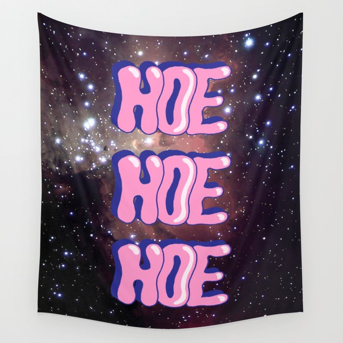 HOE HOE HOE Wall Tapestry
