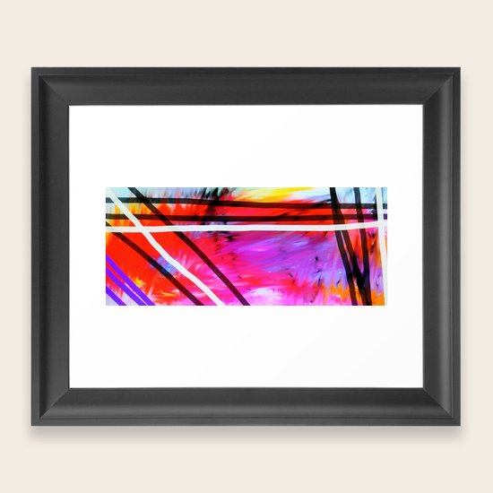 Geometric Framed Art Print
