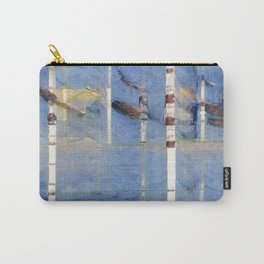 Ghost Gum Blue Abstract Carry-All Pouch