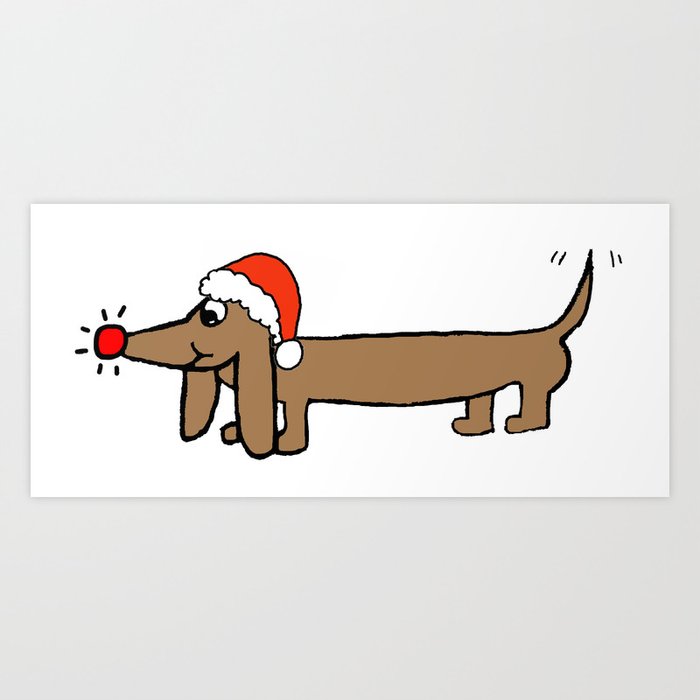 Christmas weiner dog hot sale