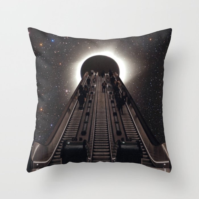 Cosmic Escalation Throw Pillow