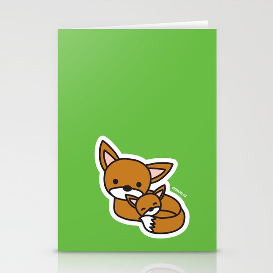 Sweet Fox Stationery Cards