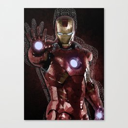 The iron hero Canvas Print