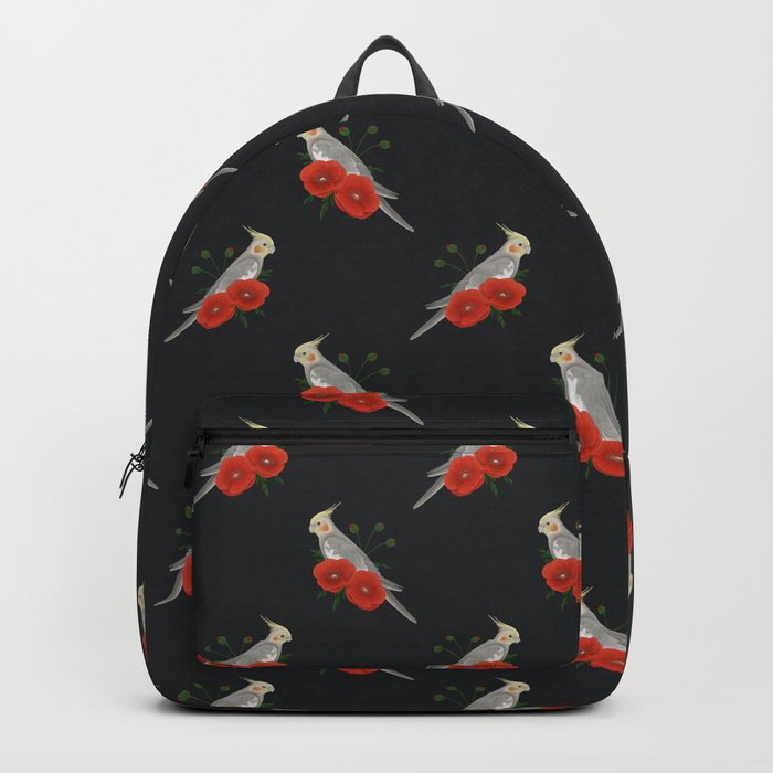 Light Grey/Cinnamon Cockatiel Backpack