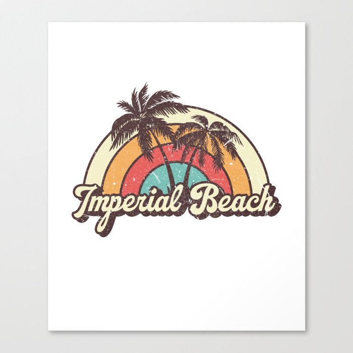 Imperial Beach beach city Canvas Print