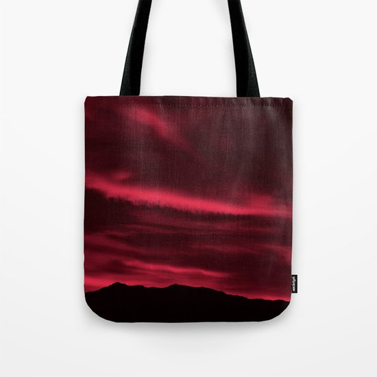 SW Burgundy Sunrise Tote Bag