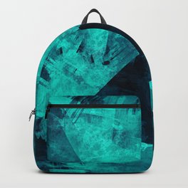 glowing neon abstract art Backpack | Neon, Glacier, Glowing, Green, Icy, Pattern, Gradients, Pyramid, Ice, Digital 