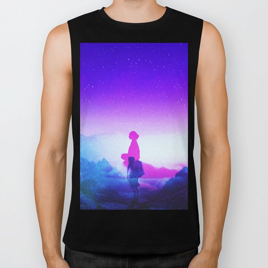 Wonder Never Cease Biker Tank