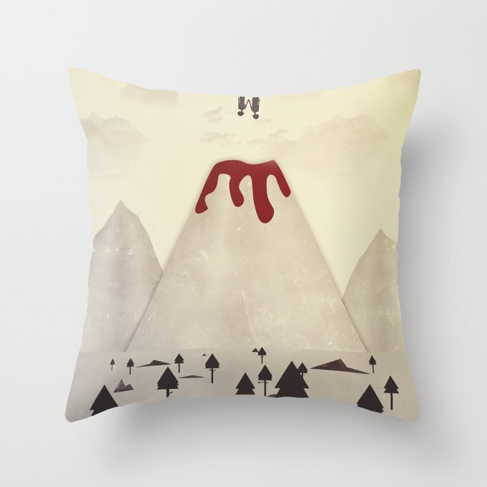 Fall With Me Throw Pillow