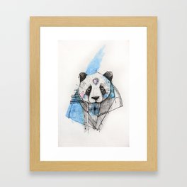CHEWING IT OVER Framed Art Print