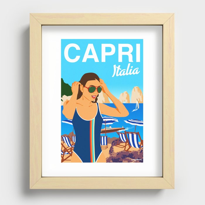 Capri Recessed Framed Print