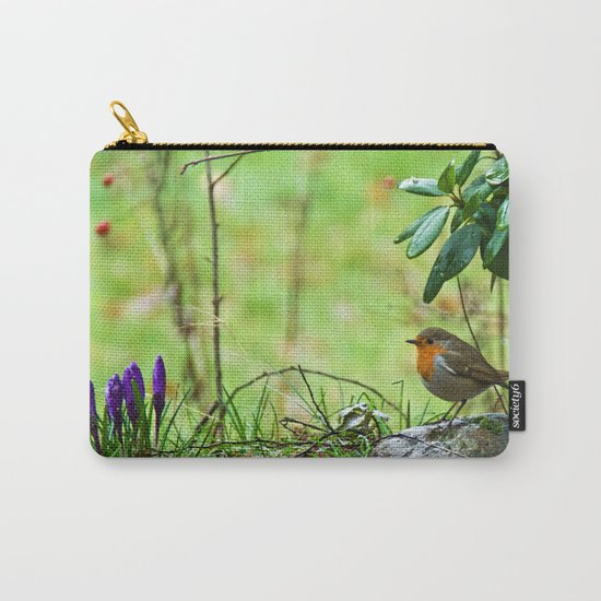 Robin in the spring Carry-All Pouch