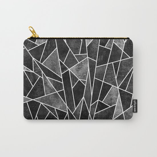 Shattered Black Carry-All Pouch