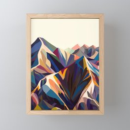 Mountains original Framed Mini Art Print
