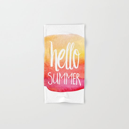 Hello Summer Hand & Bath Towel