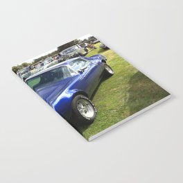 Vintage blue 455 Firebird American Classic Muscle car automobiles transportation color photography / photographs poster posters Notebook