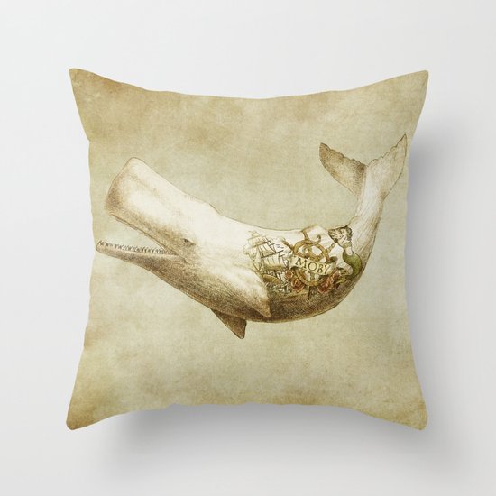 Far and Wide (sepia option) Throw Pillow