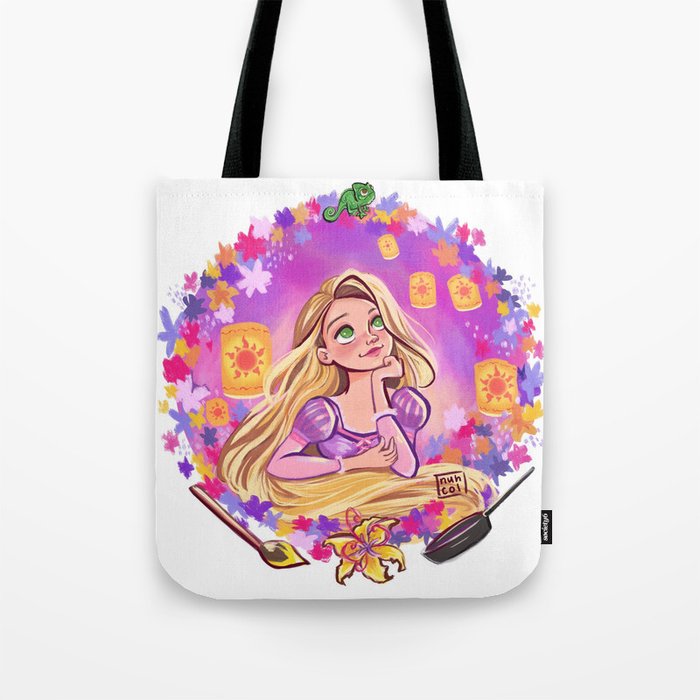 rapunzel tote bag