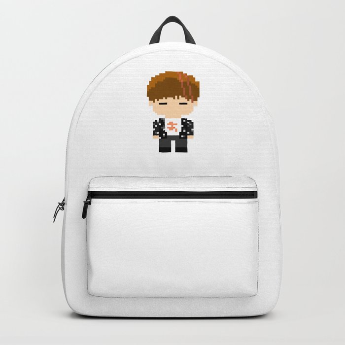 Pixel Bts Jeon Jungkook Spring Day Bound Backpack By Eggyeoxart
