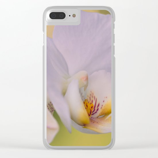 Orchid Dreams Clear iPhone Case