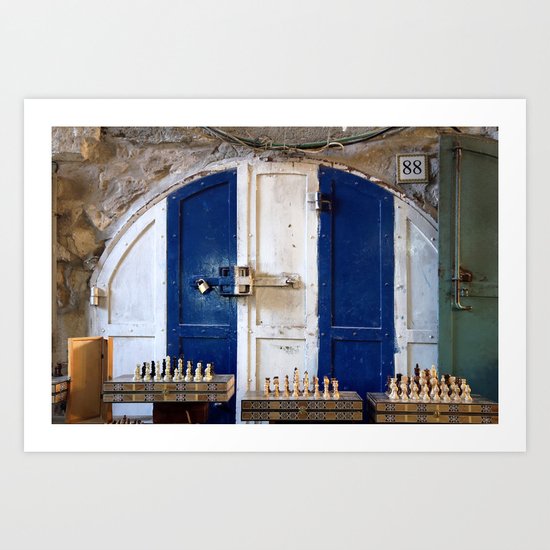Jerusalem Doors 2 Art Print