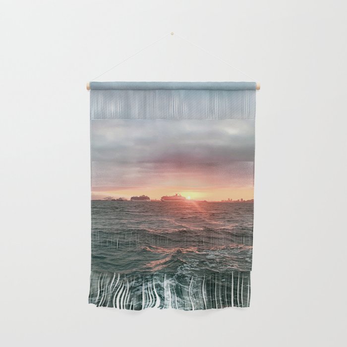 Sunset at Sea - Landscape Photography Wall Hanging