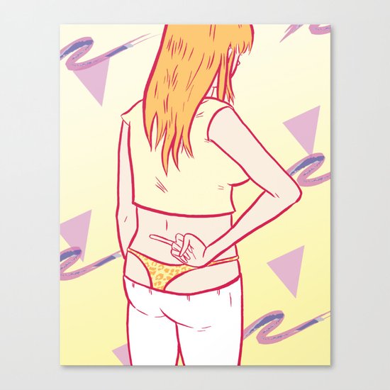 Whale Tail Canvas Print