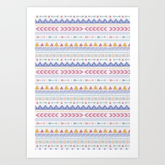 Aztec Art Print