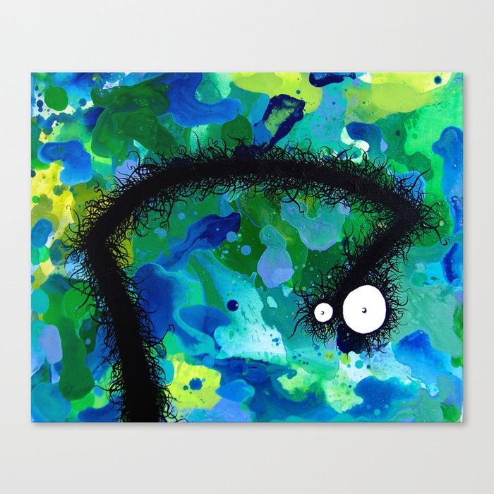 The Creatures From The Drain painting 42 Canvas Print