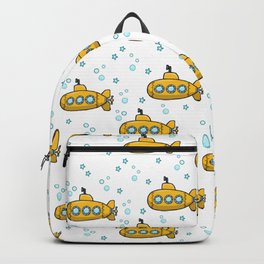 Yellow Submarine Backpack | Wrappingpaper, Birthdaytheme, Birthday, Yellowsubmarine, Sea, Kids, Vehicle, Giftwrap, Children, Underthesea 