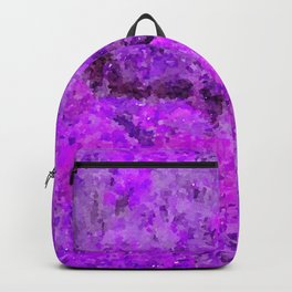Abstract texture watercolor painting #5 - Purple Backpack