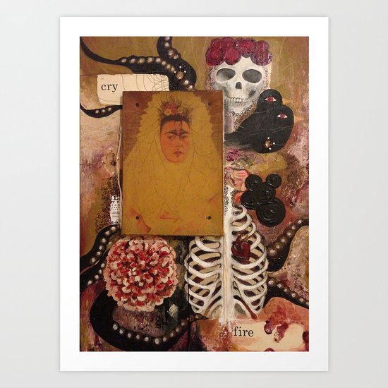 Between Two Mirrors Art Print
