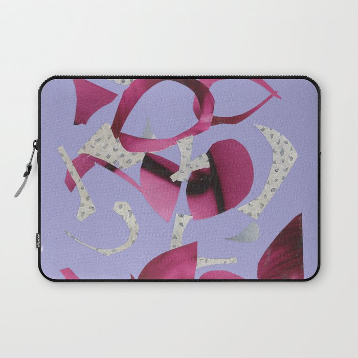 Abstract Onion Crying Collage Laptop Sleeve