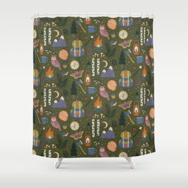 Into the Woods Shower Curtain