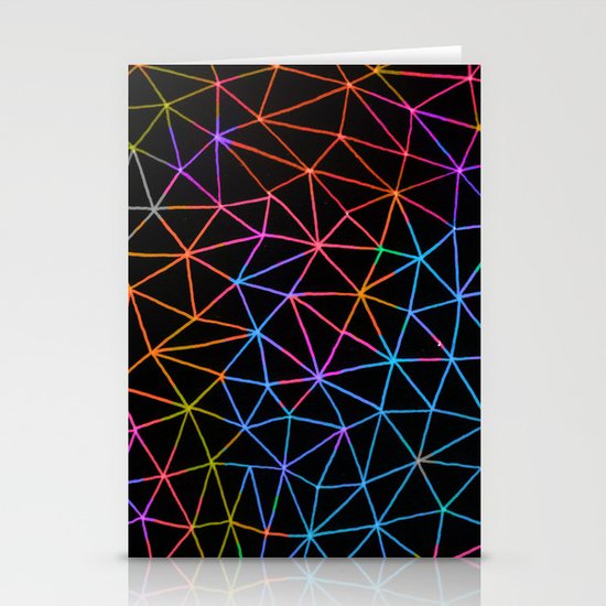 Geometric Glow Stationery Cards