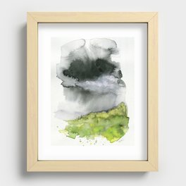 Summer's Rain Recessed Framed Print