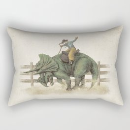 Dino Rodeo  Rectangular Pillow