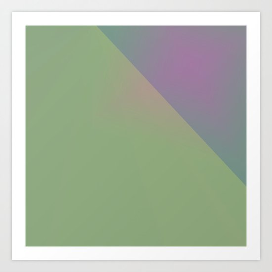 Green and Other Tones Art Print