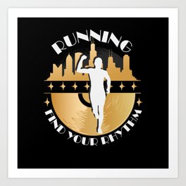 Marathon, Trail running, Find your Rhythm Art Print | Runningman, Record, Trailrunning, Graphicdesign, Marathon, Vector, Giftidea, Gift, Winner, Surprise 