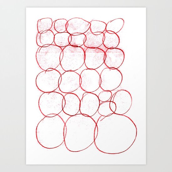 AUTOMATIC CIRCLE Art Print