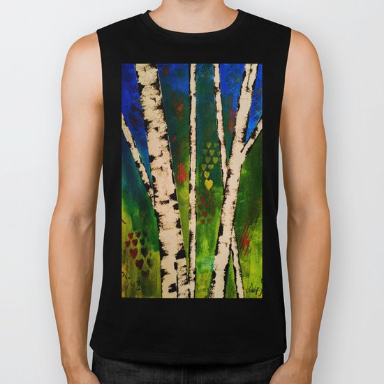 Blue Birch Biker Tank