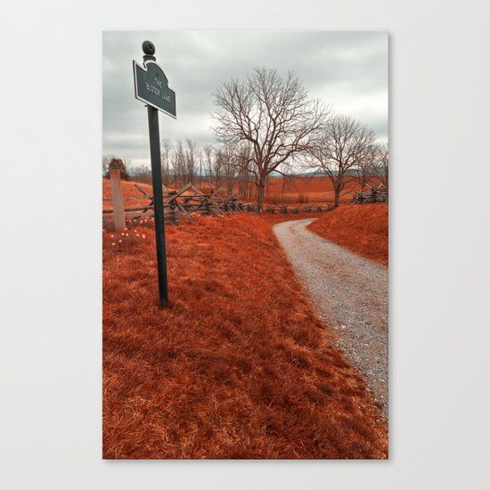 Bloody Red Lane Canvas Print