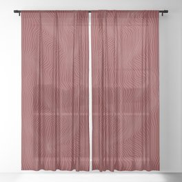 Optical Linework #11 Sheer Curtain
