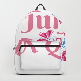 A queen was born in July, birthday art, birthday lady Backpack