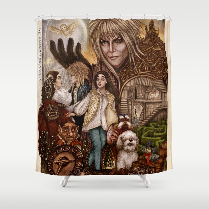 Labyrinth Tribute Shower Curtain
