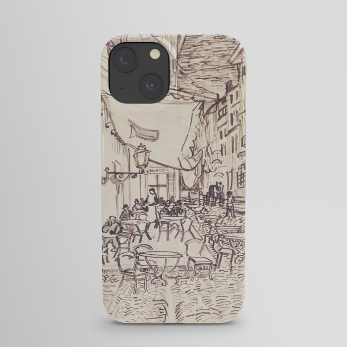 Cafe Terrace at Night (preliminary sketch) iPhone Case